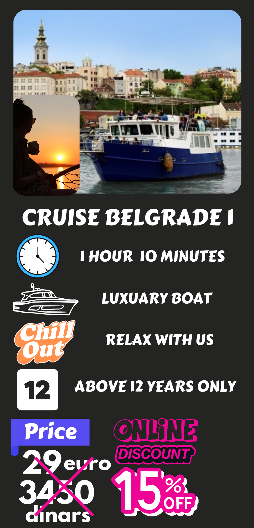 Cruise Belgrade booking
