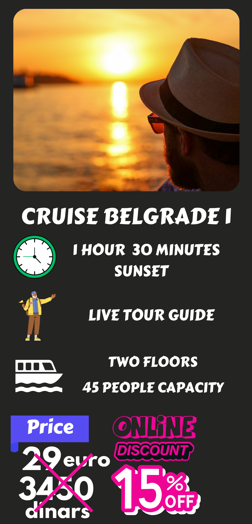Cruise Belgrade booking